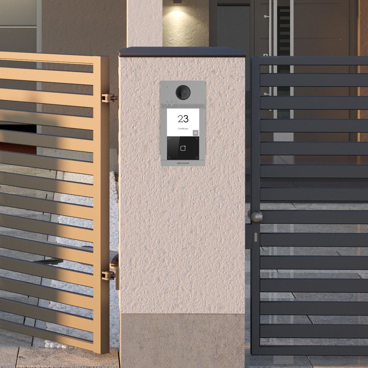 Zestaw wideodomofonowy HikVision – jednorodzinny (DS-KIS604-S(C)(O-STD)/eu)