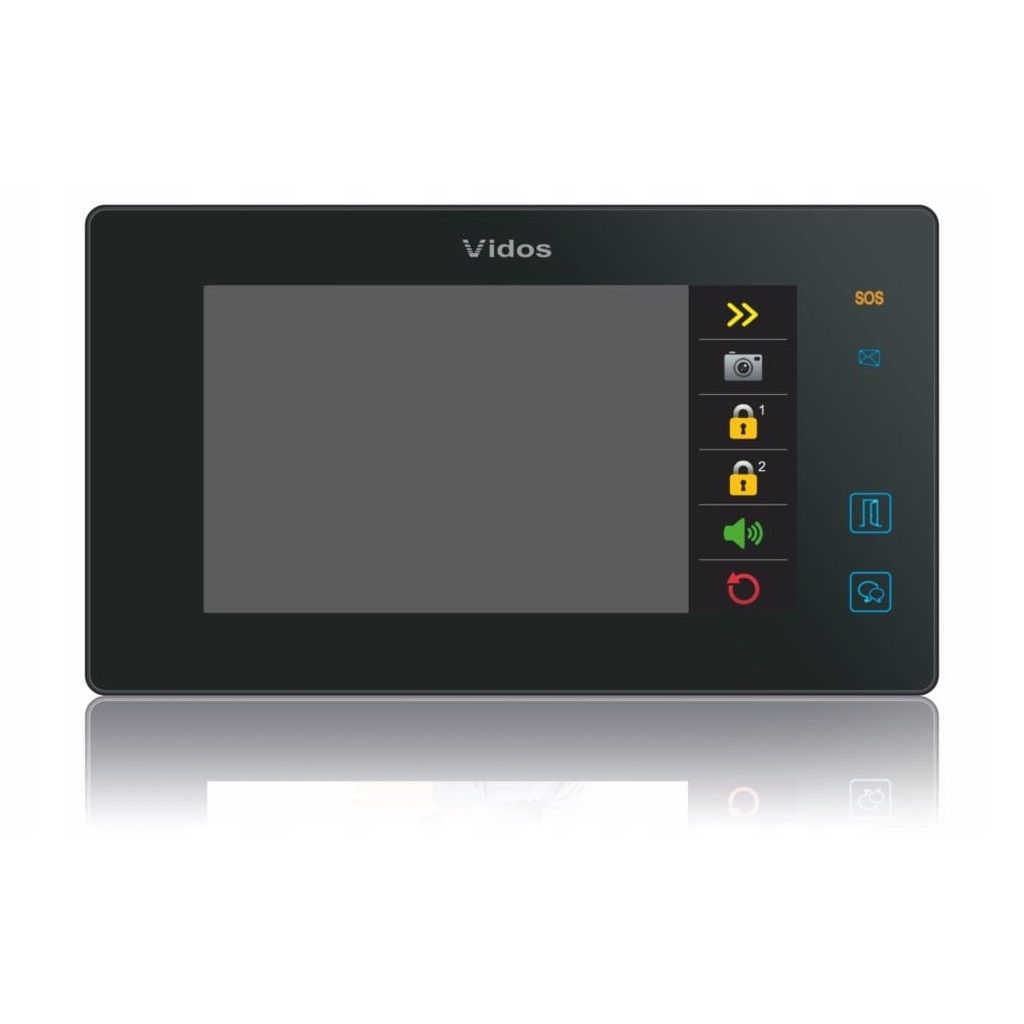Zestaw wideodomofonowy z serii Vidos Duo: monitor M1021B-2 + stacja bramowa S1101A