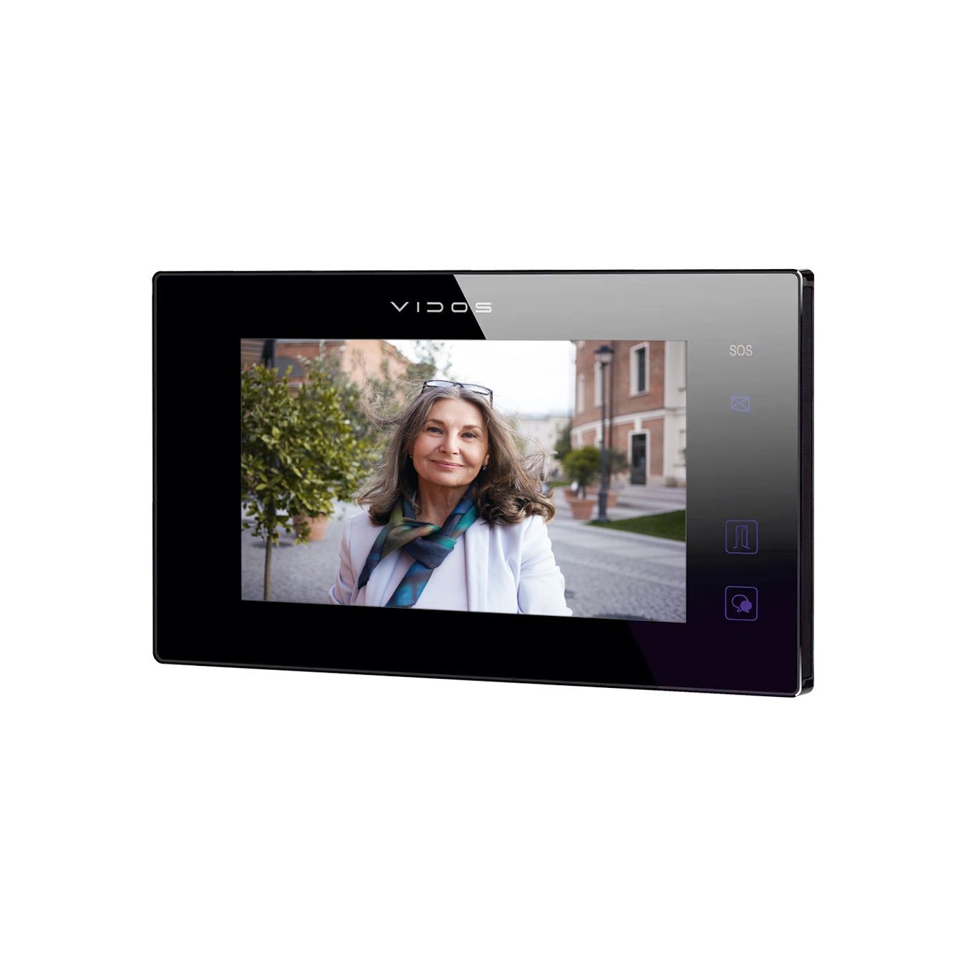 Zestaw wideodomofonowy z serii Vidos Duo: monitor M1021B + stacja bramowa S1201A