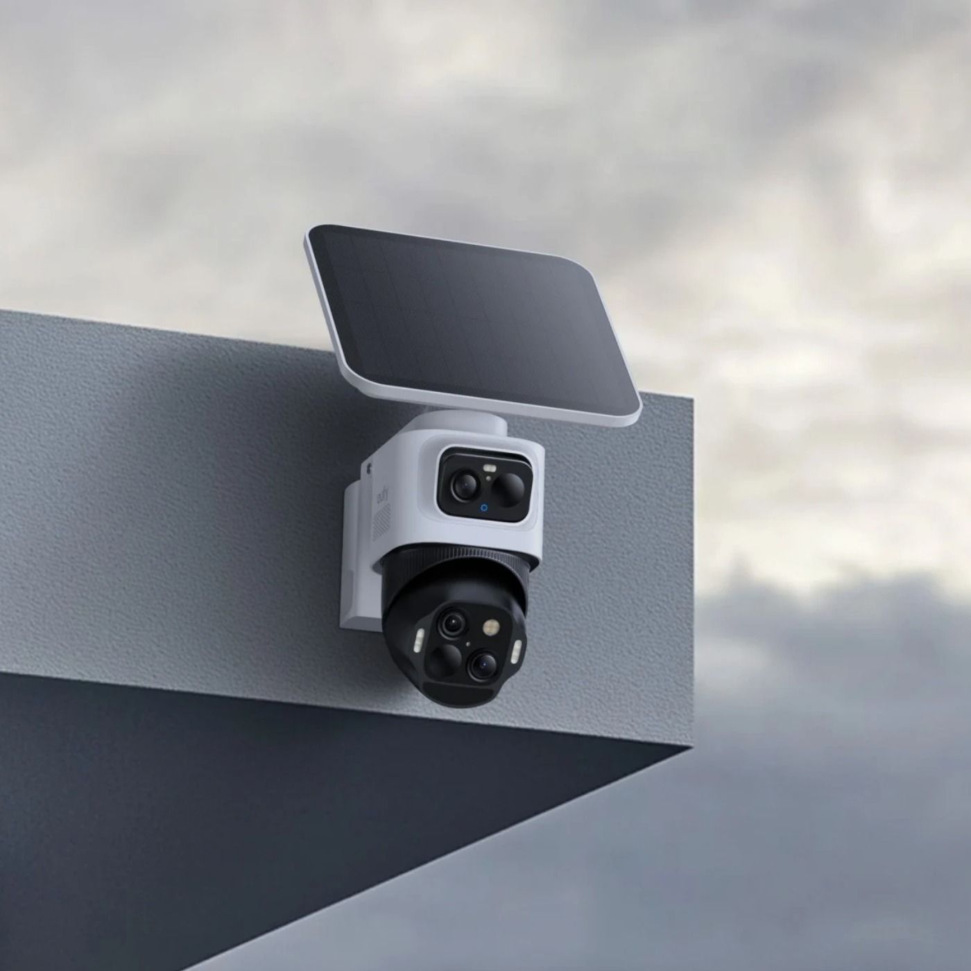 Kamera zewnętrzna IP eufyCam S4 - biało-czarna, WiFi, rozdzielczość 3840 x 2160 px, 130°, Amazon Alexa, Google Assistant