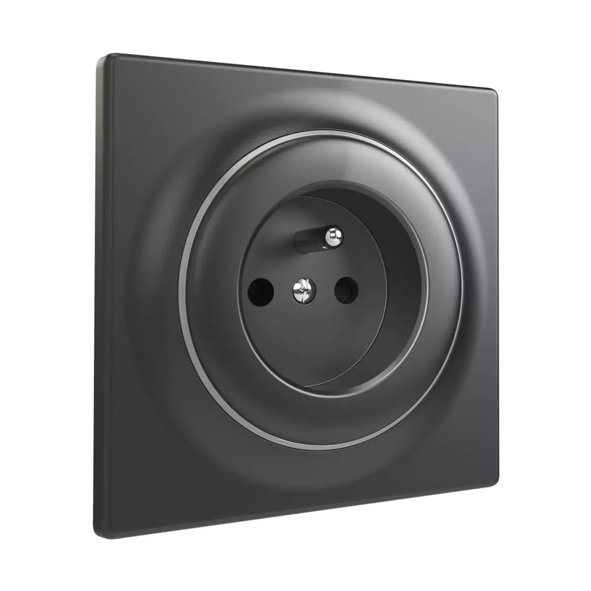 Gniazdko FIBARO Walli N Outlet type E antracyt (FGWSONE-011-8)