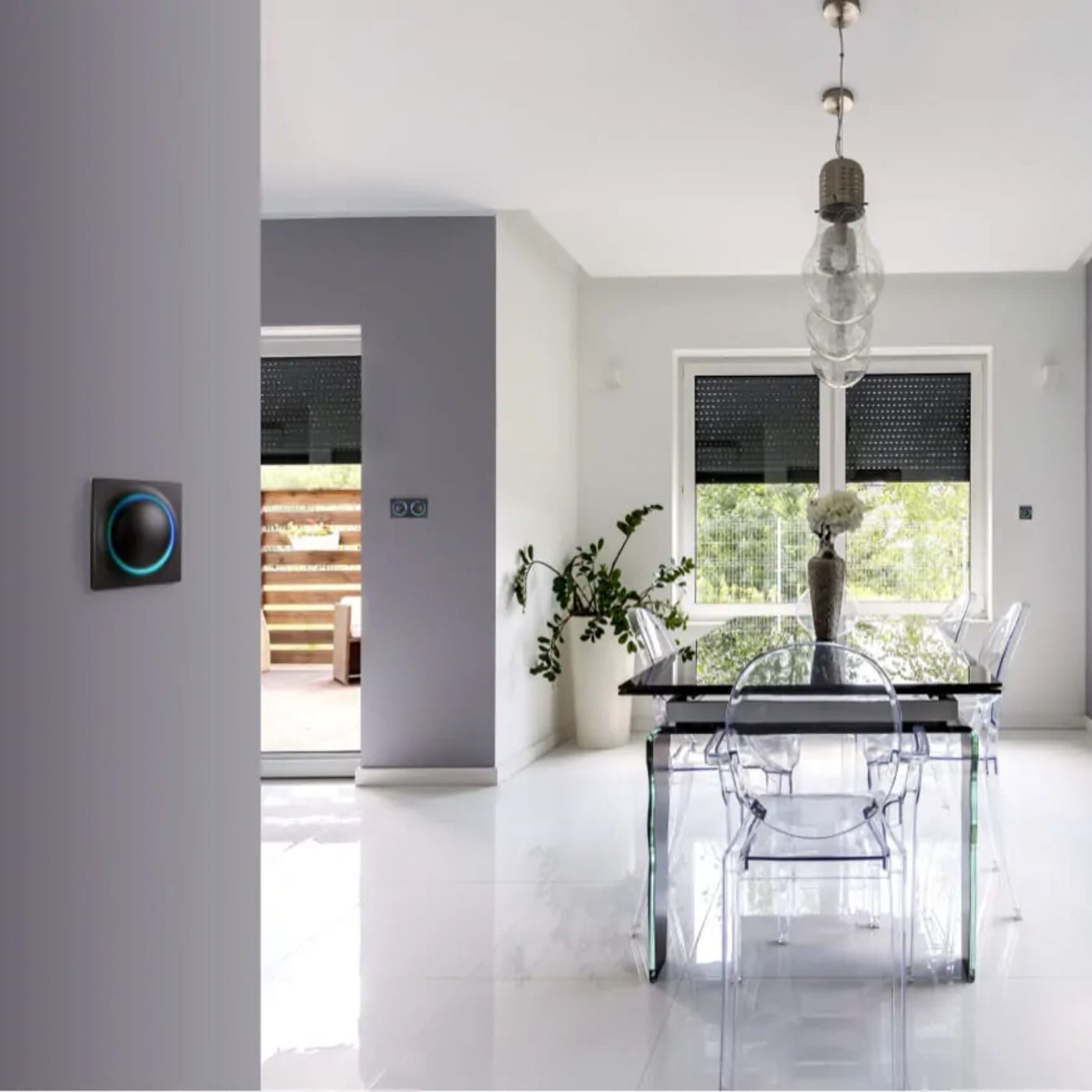 Inteligentny włącznik FIBARO Walli Switch EU - antracyt, 10 szt. (FGWDSEU-221-8)
