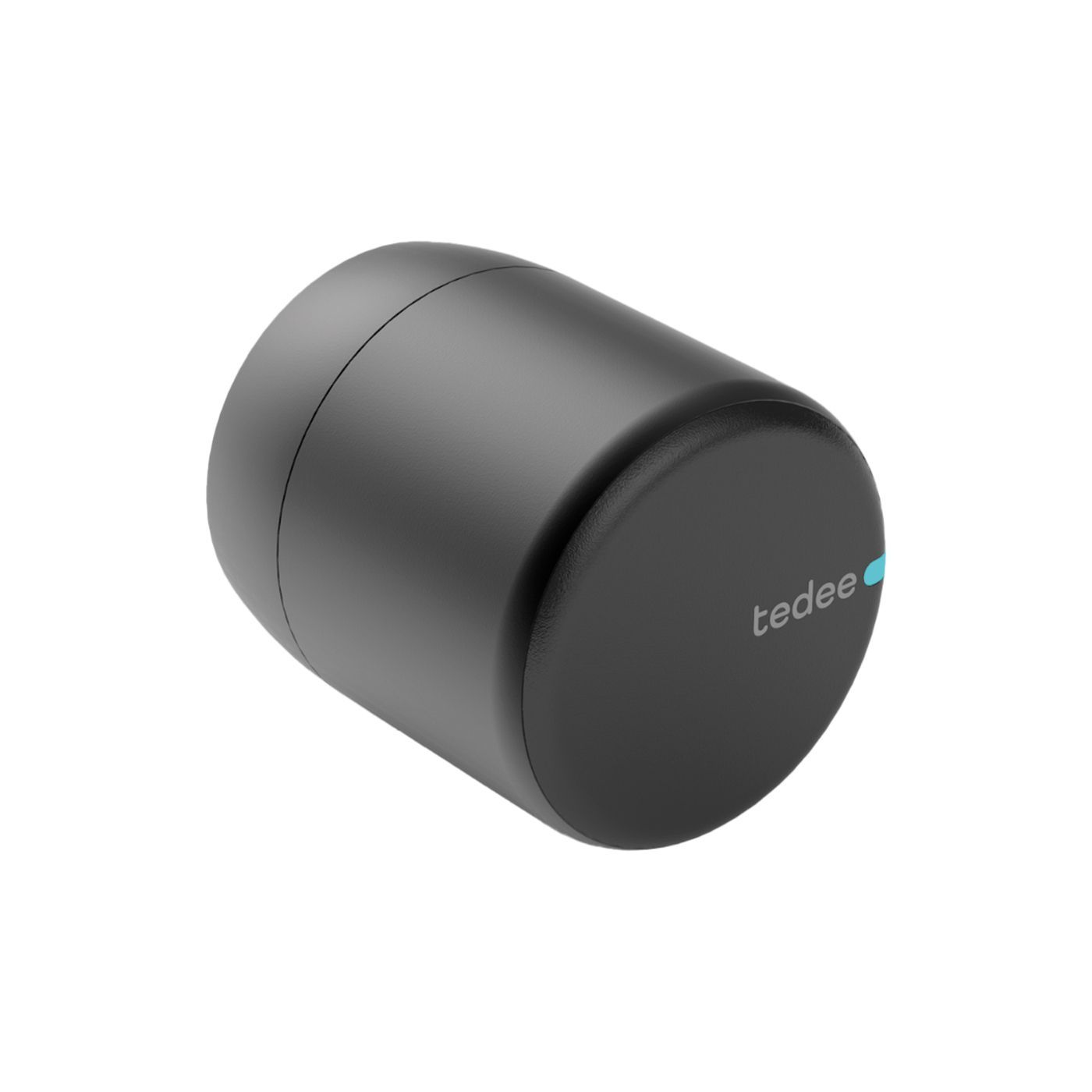 Inteligentny zamek Tedee Lock PRO (grafitowy) w zestawie z mostkiem, wkładką modułową SLR 30-61/30 mm (typ A) oraz czarną klawiaturą Tedee 2.0