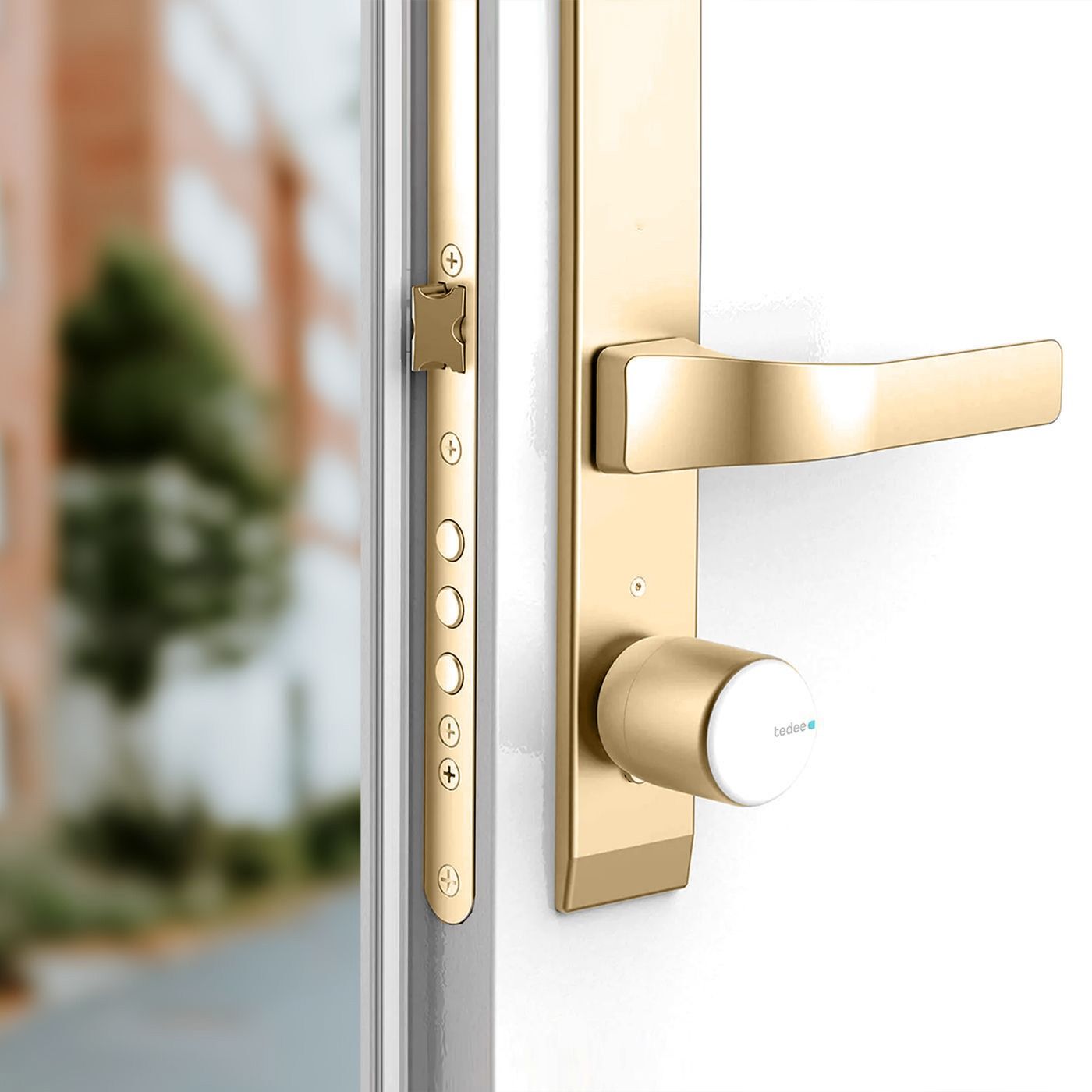 Inteligentny zamek Tedee Lock PRO – złoty