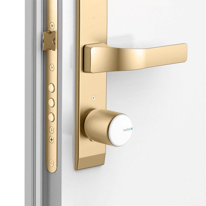 Inteligentny zamek Tedee Lock PRO – złoty Inteligentny zamek Tedee Lock PRO – złoty