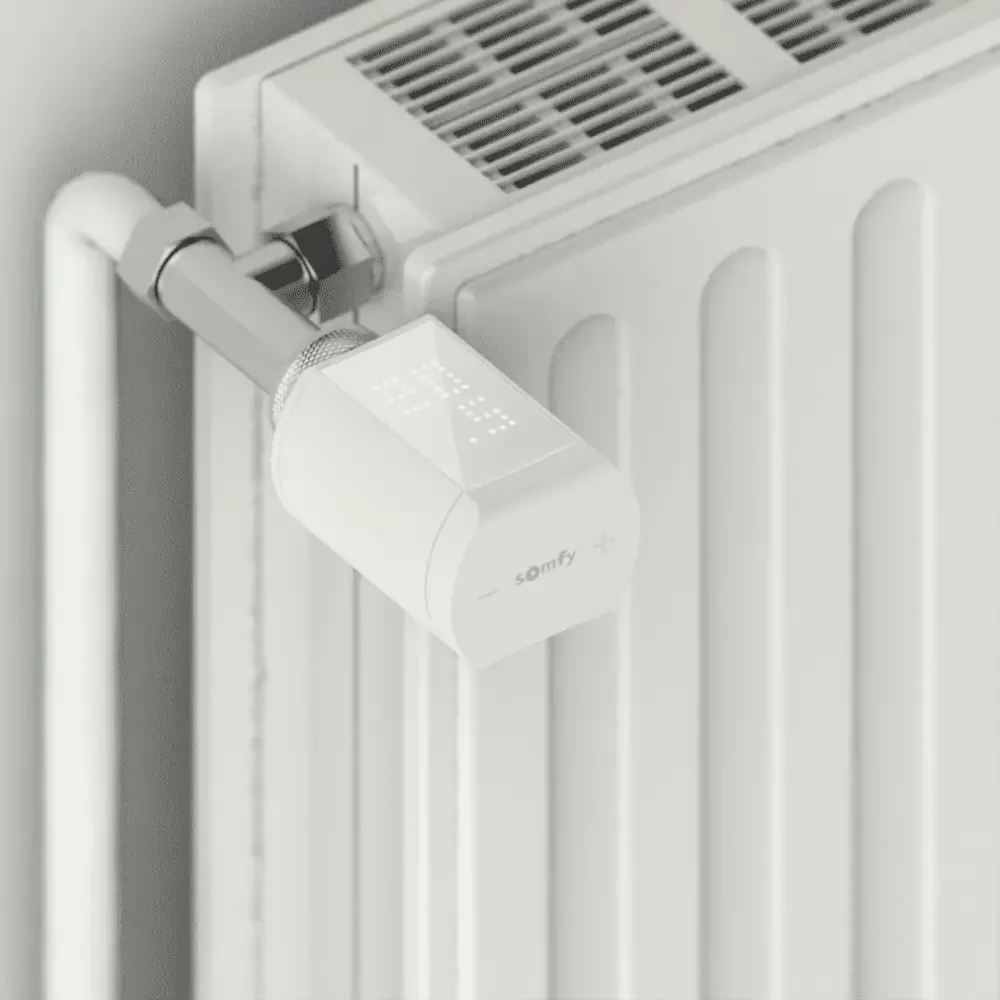 Zestaw inteligentnego ogrzewania Somfy centrala Connectivity Kit + 4x głowica termostatyczna