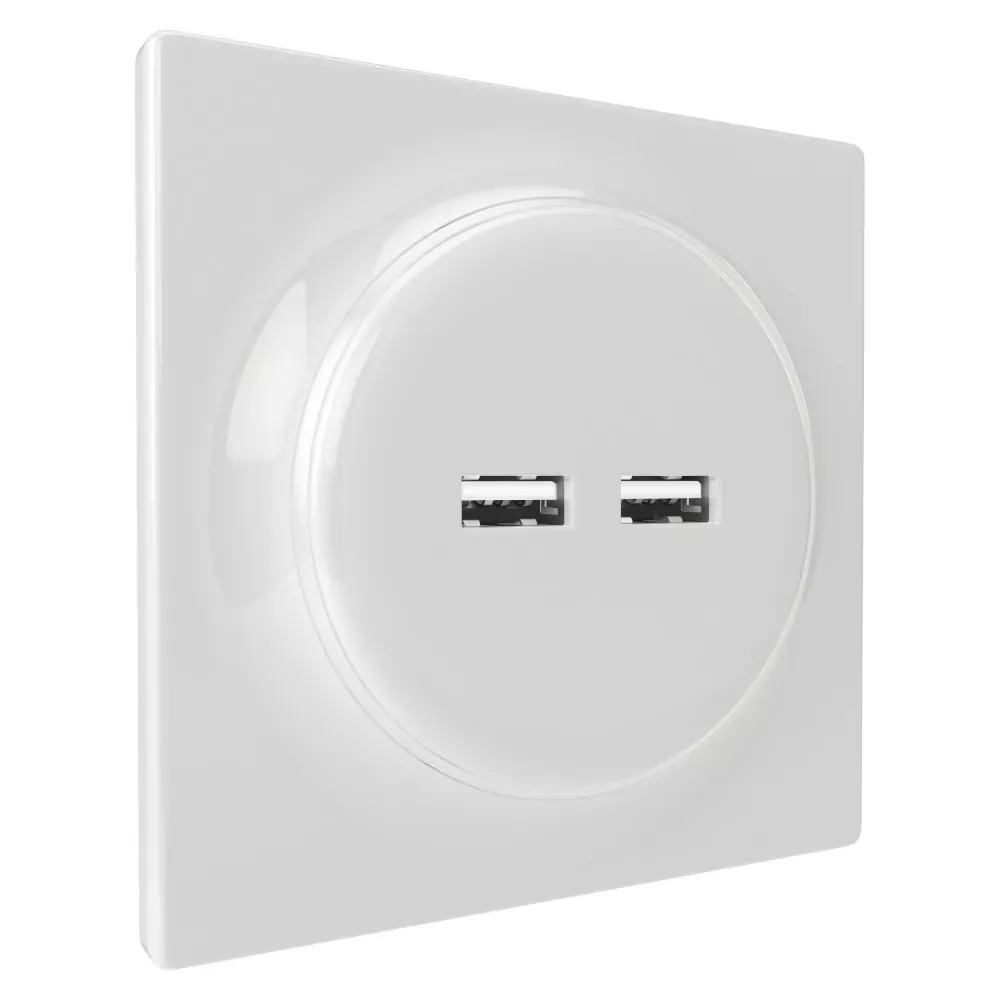 FIBARO Gniazda USB Walli N USB Outlet białe (FGWU-021)