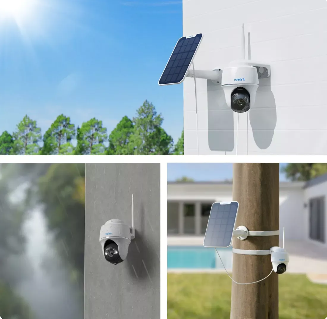 Kamera zewnętrzna Reolink Series B430 5Mpix WiFi 2,4 i 5GHz - akumulator, biała, USB-C