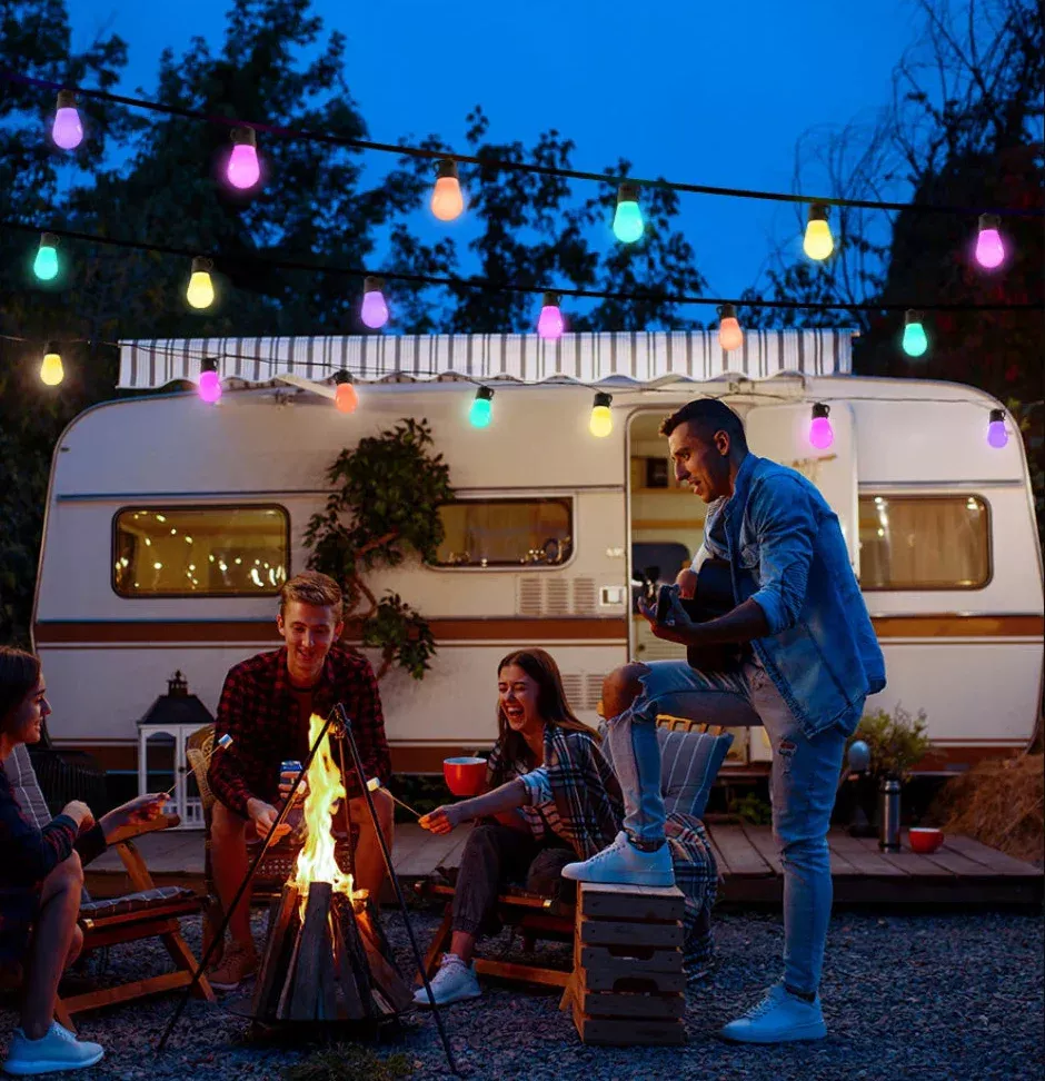 Zewnętrzne oświetlenie LED Govee RGBIC Smart Outdoor String Lights RGBICWW, Wi-Fi, Bluetooth (H7020)