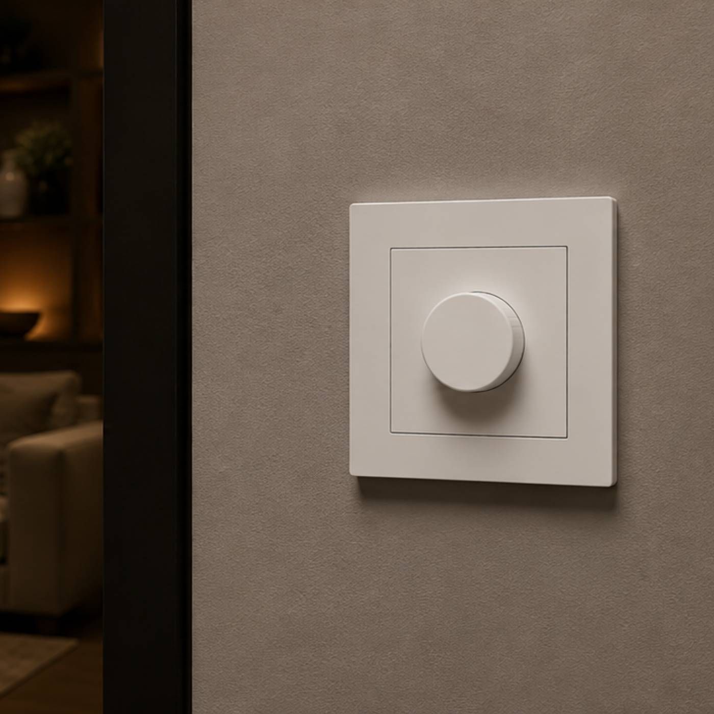 Ściemniacz obrotowy Heatit Z-Dim2 250W - Z-Wave, biały