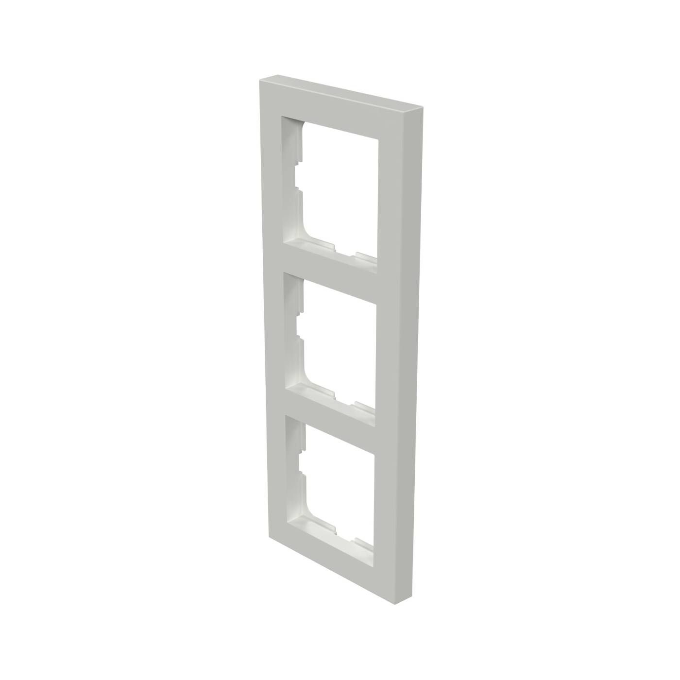 Potrójna ramka Heatit HC3 Triple Frame - do produktów Heatit i Multireg, biała RAL 9003