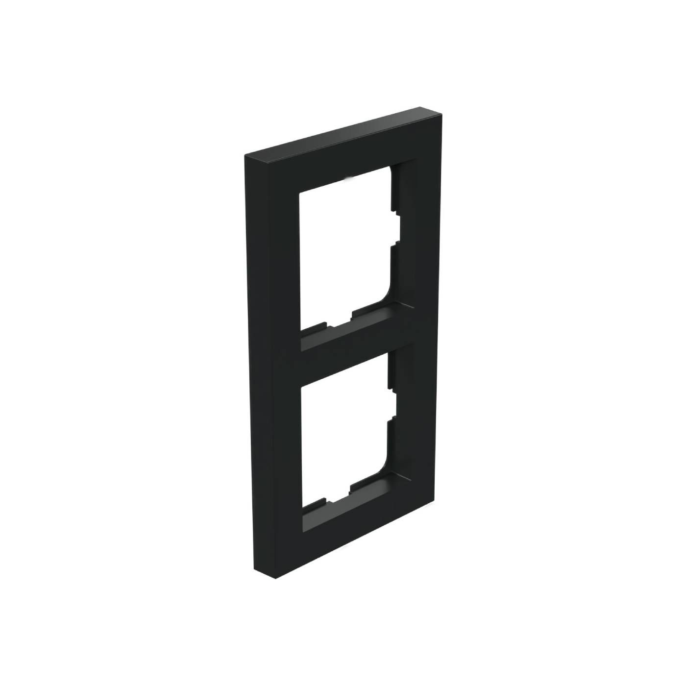 Podwójna ramka Heatit HC2 Double Frame - do montażu dwóch urządzeń Heatit lub Multireg, czarny mat