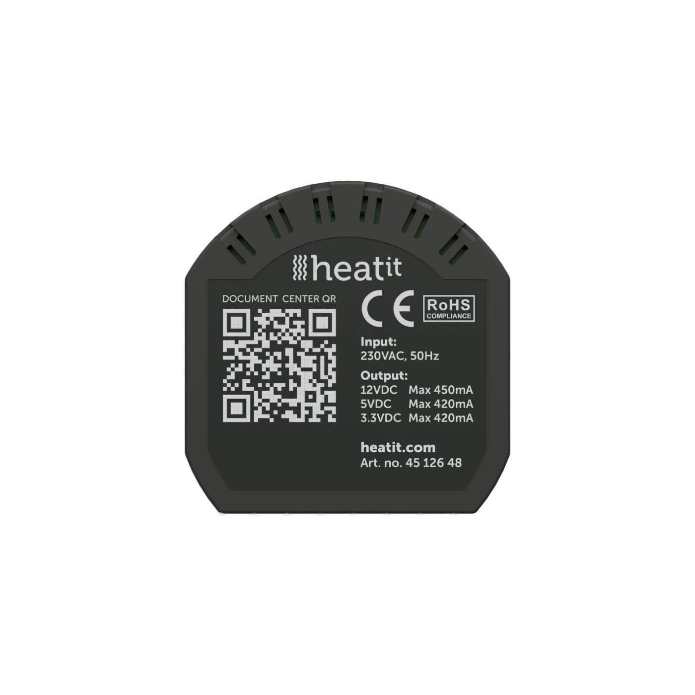 Podtynkowy transformator Heatit Transformer 230VAC -> 12VDC - 5VDC - 3.3VDC