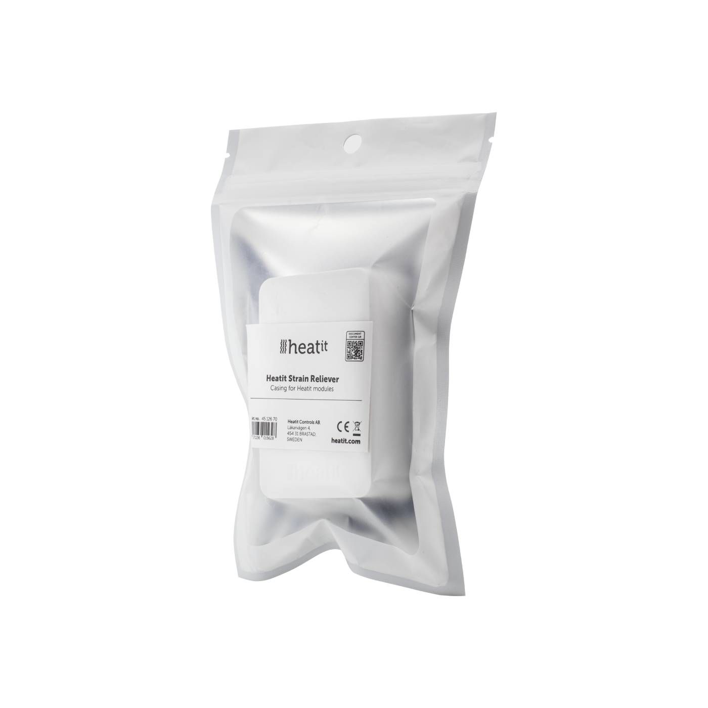 Obudowa montażowa z odciążeniem kabla do modułów Heatit Strain Reliever - biała (RAL 9003)