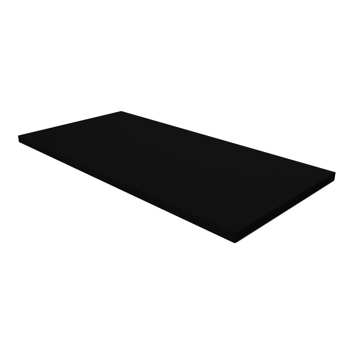 Sufitowy panel grzewczy Heatit RCH Heating Panel - o wymiarach 119 x 60 cm i mocy 600 W, czarny