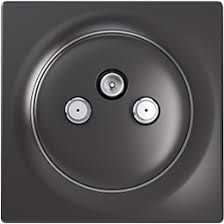 FIBARO Walli TV/FM Outlet czarny (FGWTFEU-021-8)