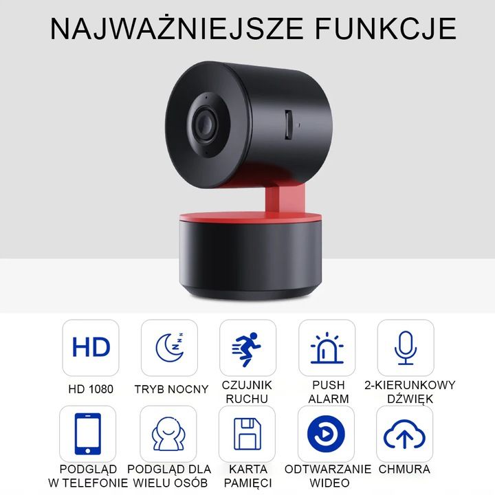 Inteligentna kamera Moes (WCM-P04) Tuya Wi-Fi