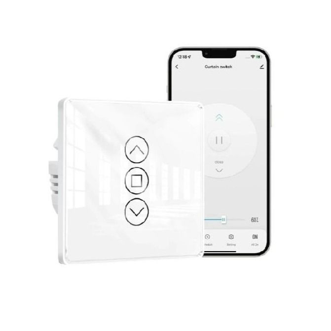 Przełącznik rolet 3D Panel Moes (WRS-EUC-3D) Tuya Wi-Fi