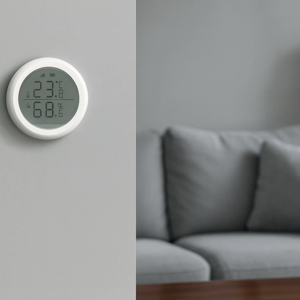 Czujnik temperatury i wilgotności Moes (ZSS-M-THL-A) Tuya Zigbee