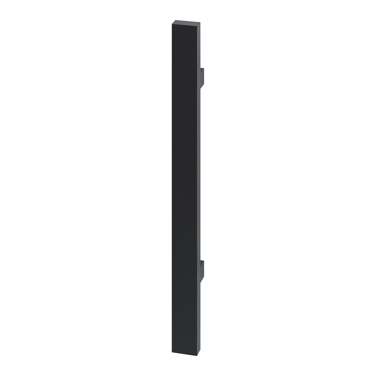 Pochwyt do drzwi jednostronny, prostokątny, mocowanie 90° - 300x500 mm (AISI304, uniwersalny, czarny)