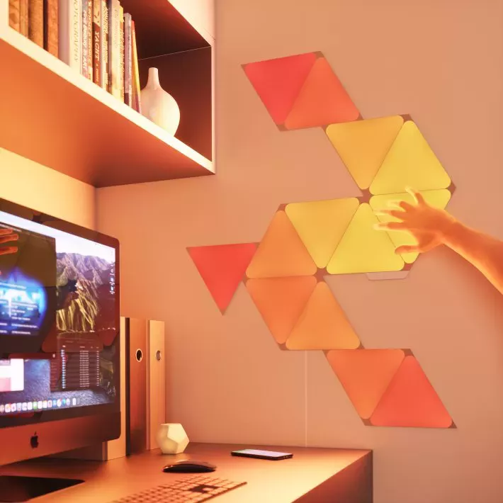 Nanoleaf Shapes Mini Triangles Expansion Pack - dodatkowe panele świetlne (10 paneli świetlnych)