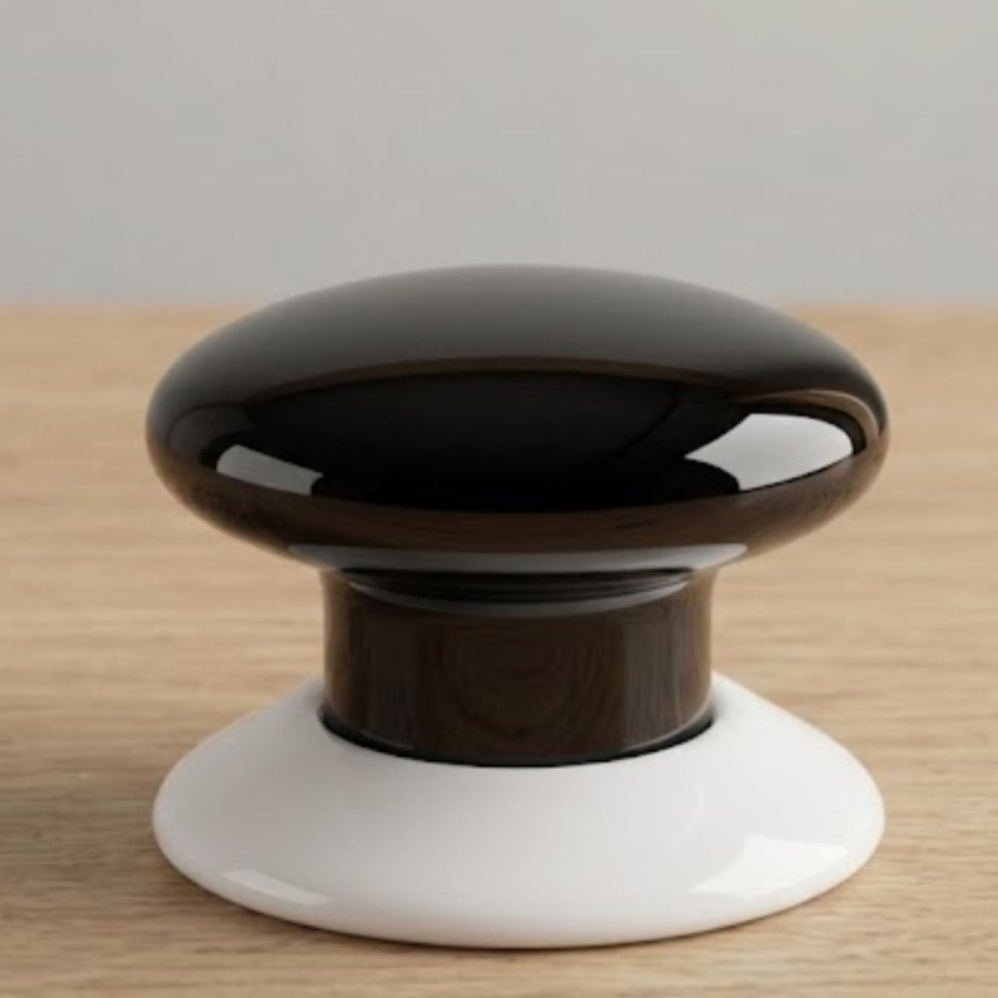 Sterownik/ przycisk Nice FGPB-101-2 ZW5 EU Push-Control - do ręcznego uruchamiania dowolnego urządzenia lub sceny, Z-Wave, czarny