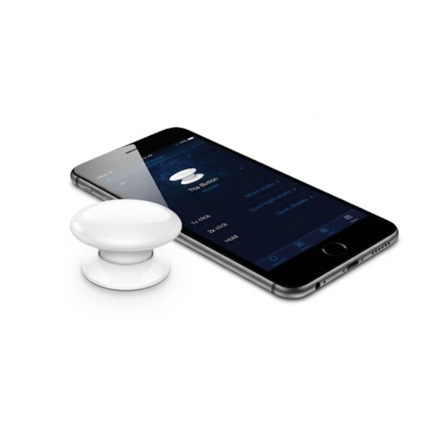 Sterownik/ przycisk Nice FGPB-101-1 ZW5 EU Push-Control - do ręcznego uruchamiania dowolnego urządzenia lub sceny, Z-Wave, biały