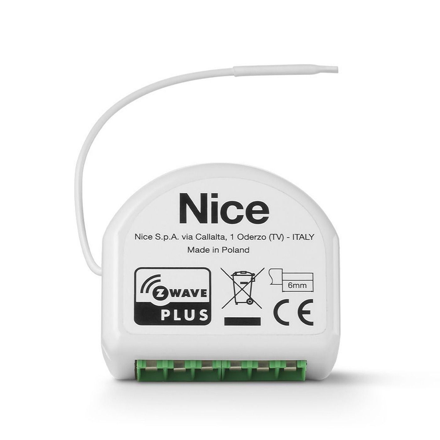 Moduł sterowania Nice FGS-213 ZW5 EU SingleSwitch-Control - Z-Wave 700, maks. obciążenie 2500W