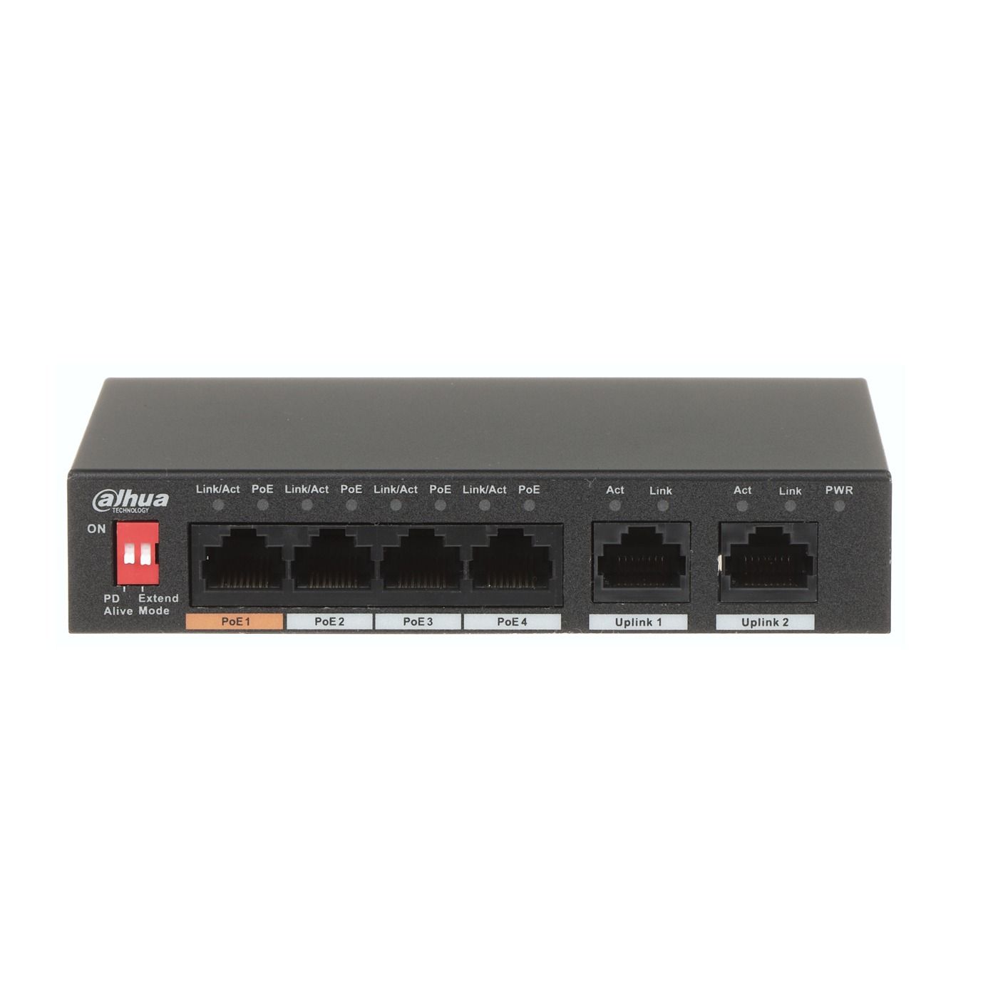 6-portowy przełącznik Fast Ethernet Nice Switch PFS3006-4ET-60-V2 - z 4 portami PoE with 4-Port PoE (60 W)