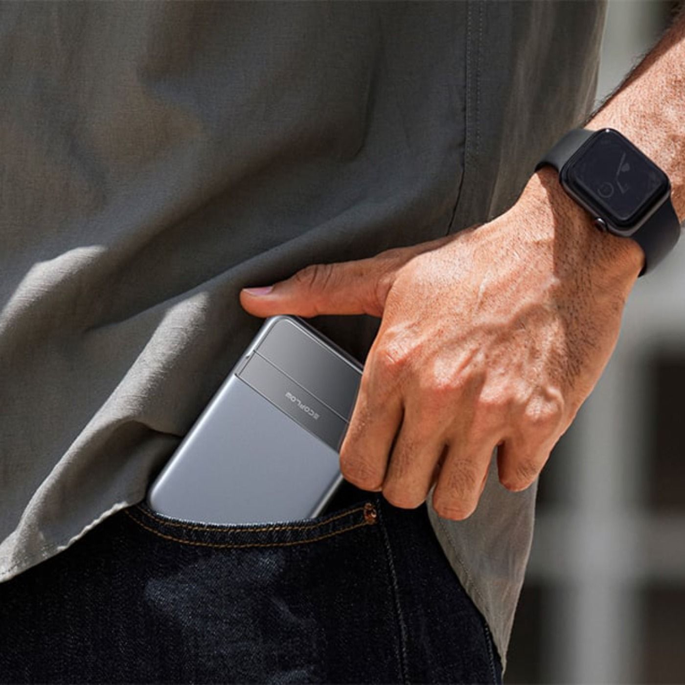Powerbank magnetyczny EcoFlow RAPID - 5000mAh, srebrny