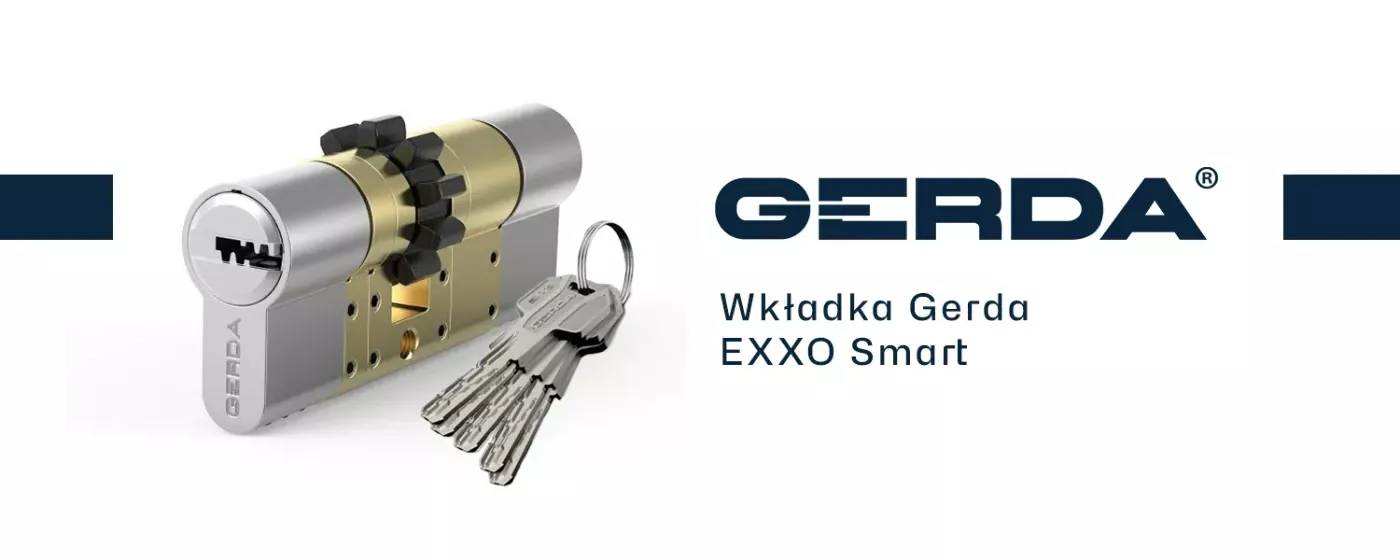 Zestaw inteligentny zamek Nuki Smart Lock Pro z wkładką regulowaną GERDA EXXO SMART M Z 61/61