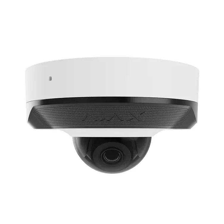 Kamera zewnętrzna Ajax DomeCam Mini (8 Mp/4 mm) biała
