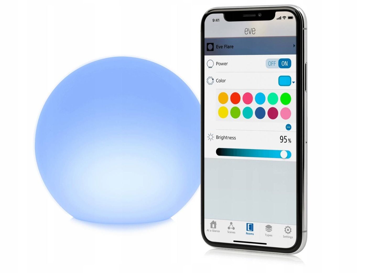 Eve Flare - przenośna lampka LED sterowana aplikacją (technologia Thread)