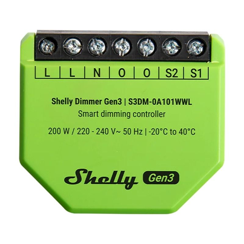 Ściemniacz światła WiFi Shelly Dimmer Gen3