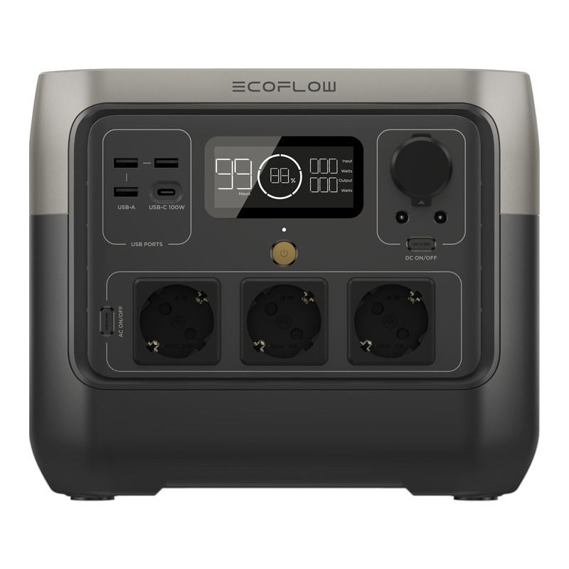 Zestaw: Stacja zasilania EcoFlow River 2 Pro + panel fotowoltaiczny 160W