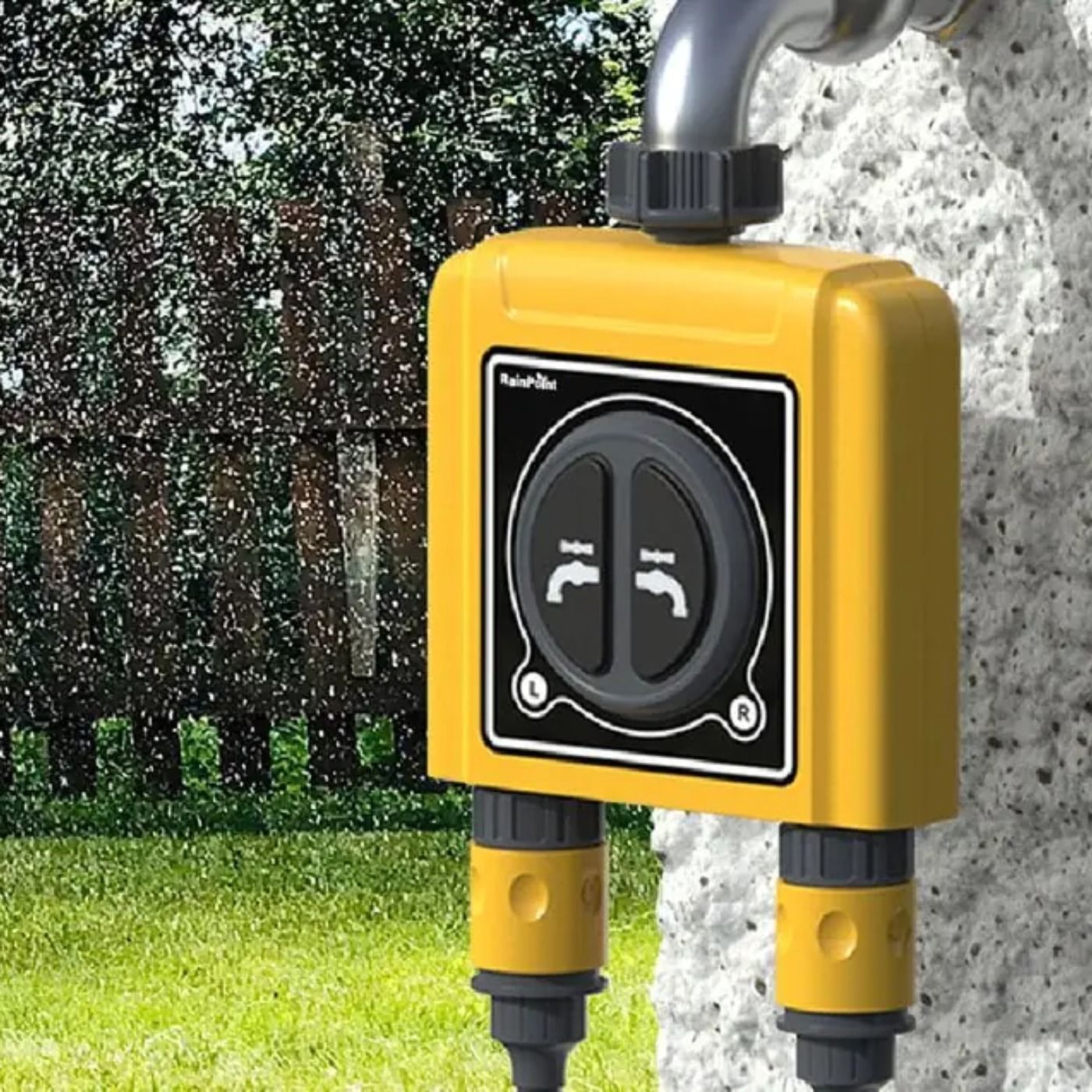 Sterownik nawadniania RainPoint 2-strefowy z aplikacją - o zasięgu 60 m