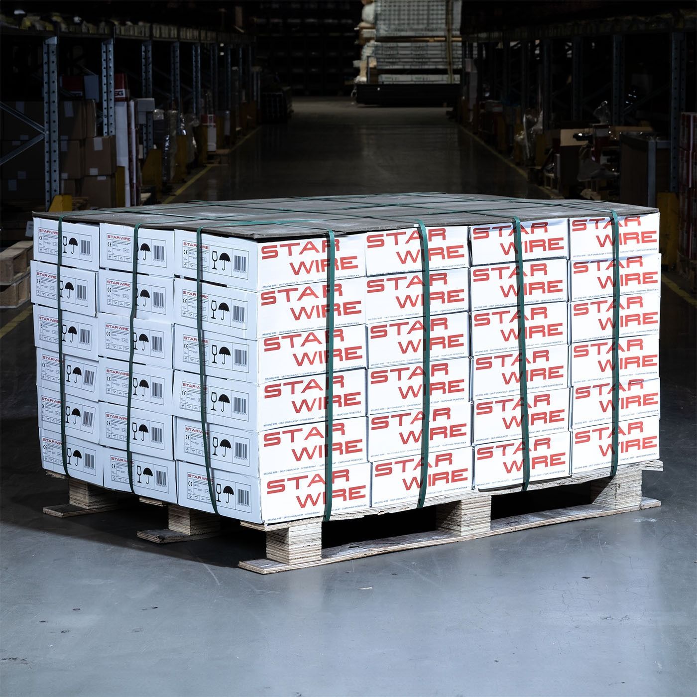 Drut spawalniczy 0.8 mm Star Wire 15 kg – paleta, 64 szpule