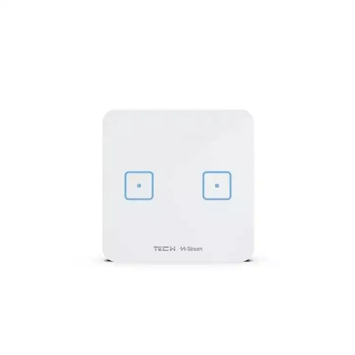 Włącznik dwupolowy TechSterowniki SINUM WS-02 Biały (WG.23.0009)