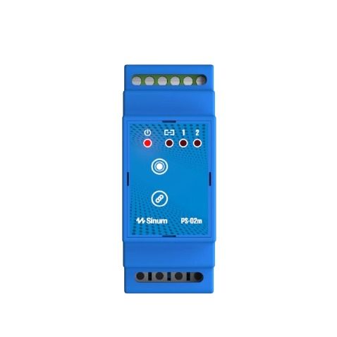 Przewodowy przekaźnik na szynę DIN 2x wyjście beznapięciowe TechSterowniki SINUM PS-02m Niebieski (WG.23.0130) Przewodowy przekaźnik na szynę DIN 2x wyjście beznapięciowe TechSterowniki SINUM PS-02m Niebieski (WG.23.0130)