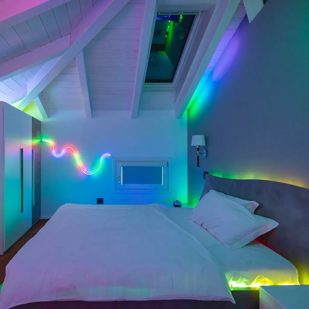 Inteligentna taśma LED Twinkly Line - Extension Kit, RGB LED, Black Strip