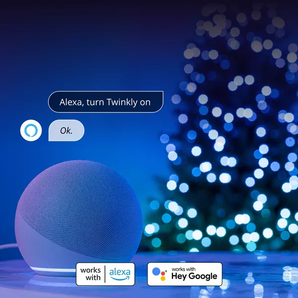 Inteligentne oświetlenie Twinkly Strings - 750 RGB Lights String, Black Wire, Plug F