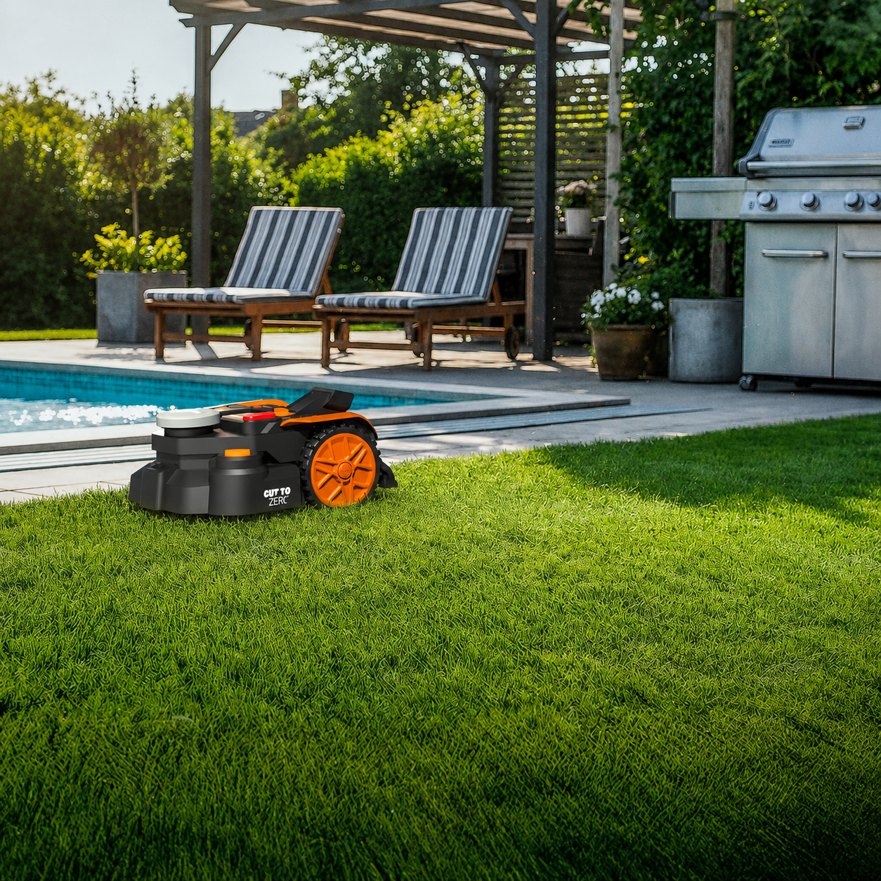 Robot koszący WORX Landroid Vision Cloud WR330E - 3000 m², stereo camera, RTK, CTO+Light