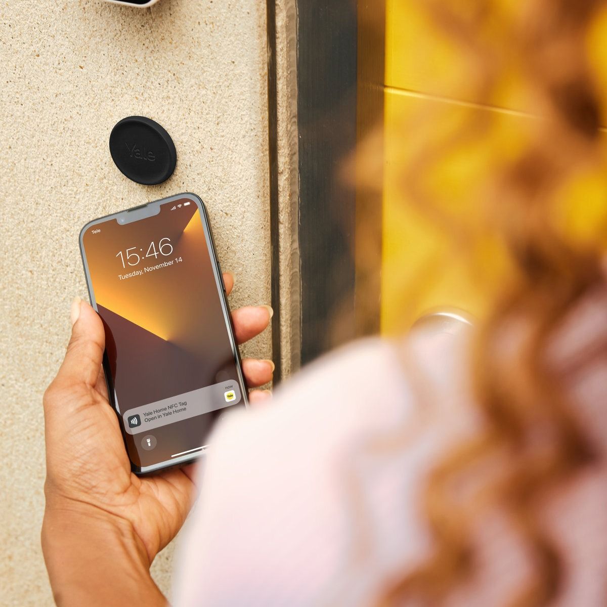 Inteligentny zamek Yale Linus Smart Lock L2 czarny - zestaw z regulowaną wkładką Linus® Smart Lock