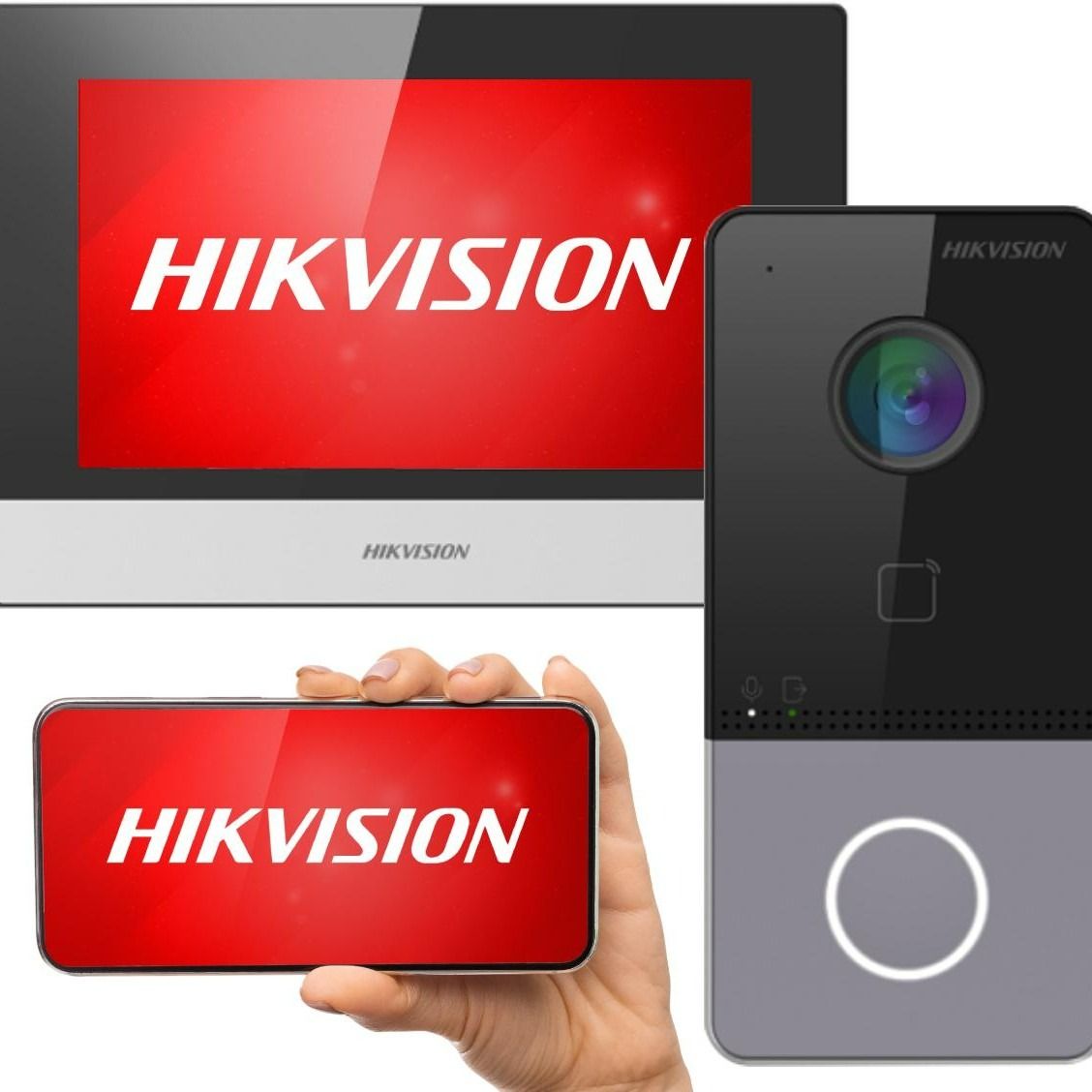Zestaw wideodomofonowy Hikvision DS-KIS603-P(C)