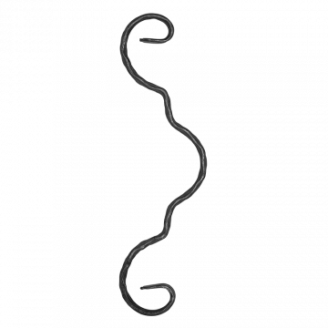 Spirala kuta fakturowana typu E 12x6 mm H260 x L75 mm