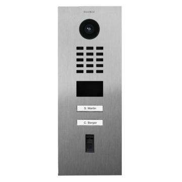 Wideodomofon IP Doorbird D2102FV Fingerprint 50 - 2 przyciski wywołania, czytnik linii papilarnych