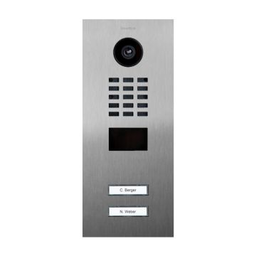 Wideodomofon IP Doorbird D2102V - stal nierdzewna V2A, szczotkowana, dwukierunkowa komunikacja audio