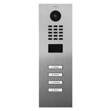 Wideodomofon IP Doorbird D2104V - 4 przyciski wywołujące, do budynków wielorodzinnych i firm