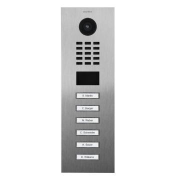 Wideodomofon IP Doorbird D2106V - do budynków wielorodzinnych, stal nierdzewna V2A, szczotkowana