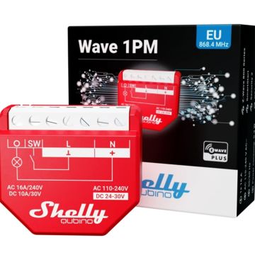 Inteligentny przekaźnik dopuszkowy Shelly Qubino Wave 1PM Relay 16A 1 channel
